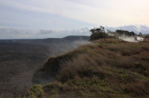 Steaming bluff