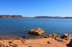 View of Lake Argyle from Lagoon Island