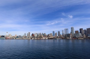 Seattle from the Sound
